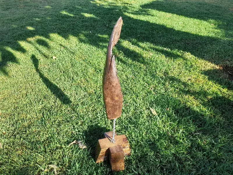 Escultura hoja rizada 2