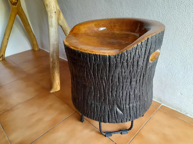 banco de madera rústico 10