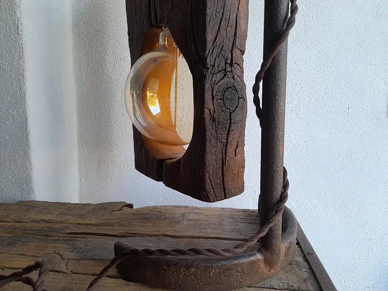 Lampara de mesa Señal Rustica 4