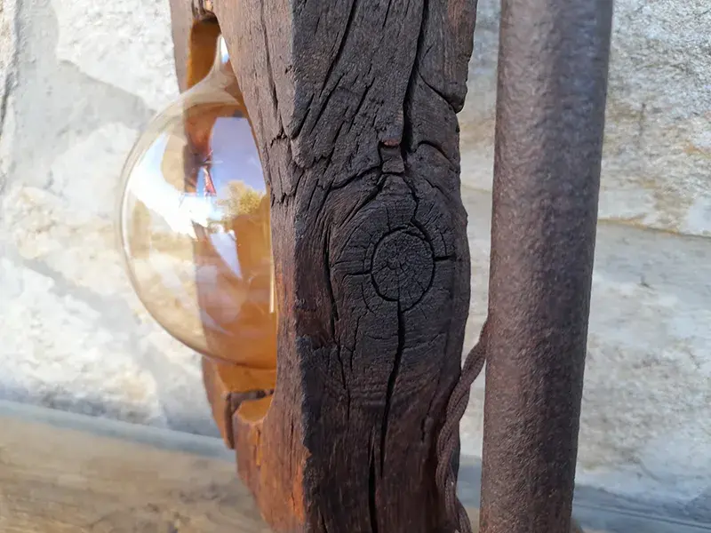 Lampara de mesa Señal Rustica 9